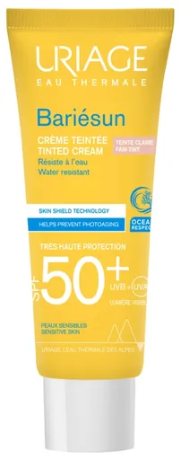 Uriage Cremă solară pentru ten SPF 50+ Bariesun Fair Tint (Tinted Cream) 50 ml