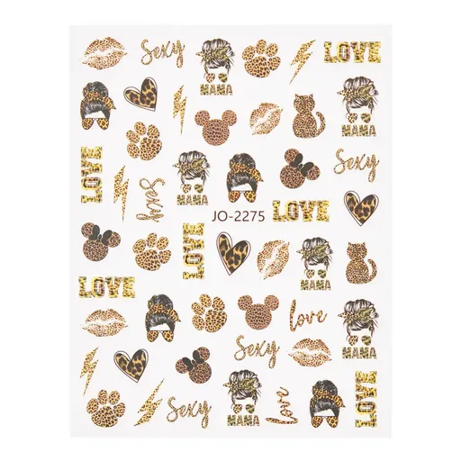 Abtibild unghii 3D JO-2275 Oranjollie