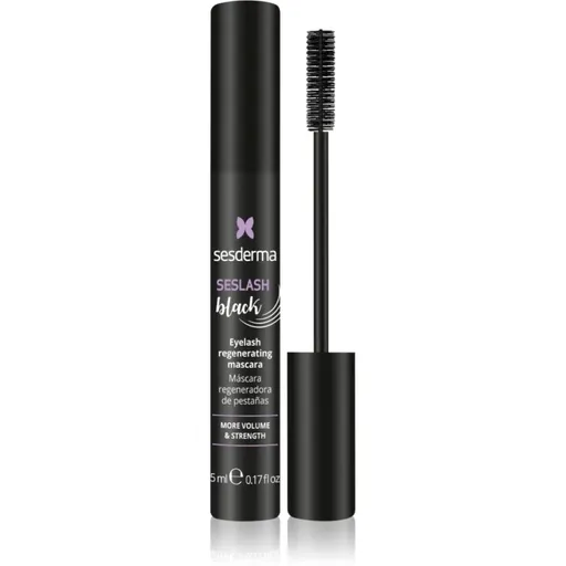 Sesderma Seslash mascara cu efect de alungire a genelor cu keratina culoare black 5 ml