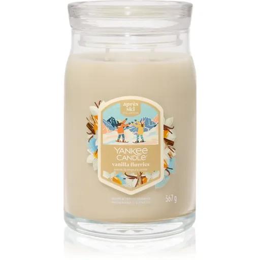 Yankee Candle Vanilla Flurries lumânare parfumată Signature 567 g