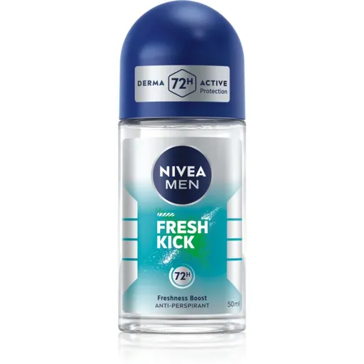 NIVEA MEN Fresh Kick antiperspirant roll-on pentru barbati 50 ml