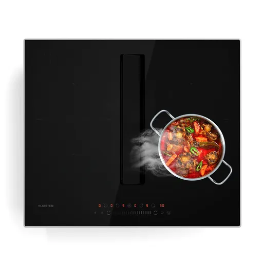 Klarstein Chef-Fusion Prime Down Air System, 2 în 1, plită cu inducție + hotă, puternică