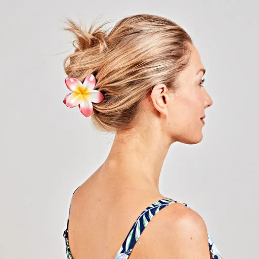 3 agrafe de păr Hibiscus