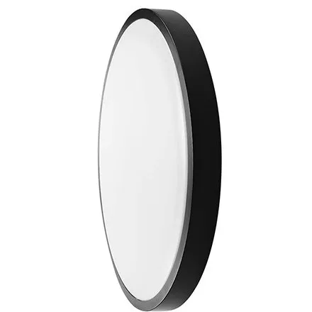 Plafoniera LED 18W IP44 6500K alb rece - negru V-TAC SKU-76351