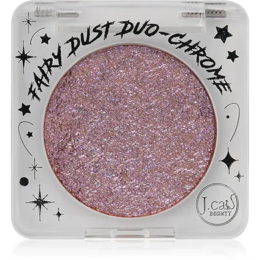 J.Cat Beauty Fairy Dust Duo-Chrome umbre de pleoape cu sclipici culoare 101 Goblin Supercharged 2.3 g