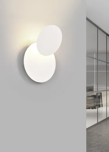 Aplica de perete Mio, TRIO, 6.5x18 cm, 6W, 1x SMD, metal, alb mat