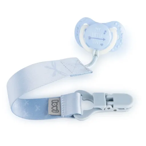 LOVI Baby Shower curelușă pentru suzetă Boy 1 buc