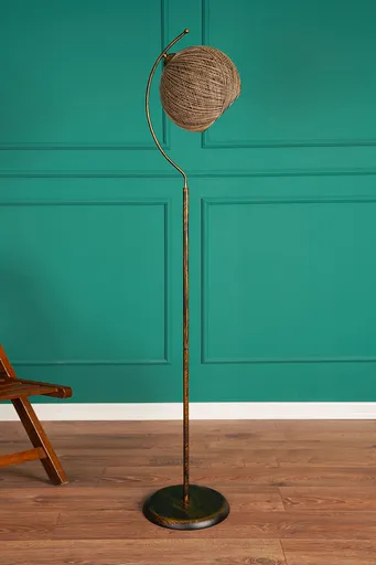 Lampadar, Opviq, 390FLH1141, Metal, Vintage Black