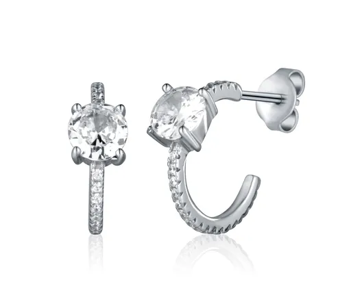 JVD Cercei rotunzi din argint cu zircon SVLE2378XH2BI00