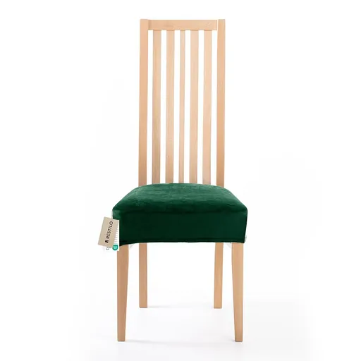 Restilo Husă elastică pentru scaun Sento verde închis, 40 x 40 + 5 cm, verde închis