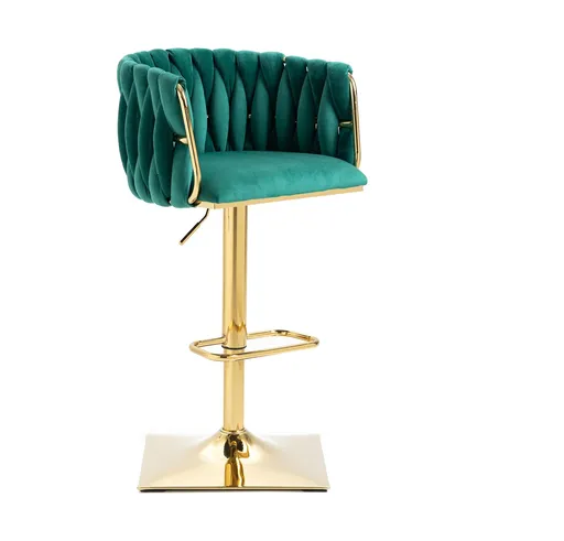 Scaun Make-up Glamour, Verde Smarald