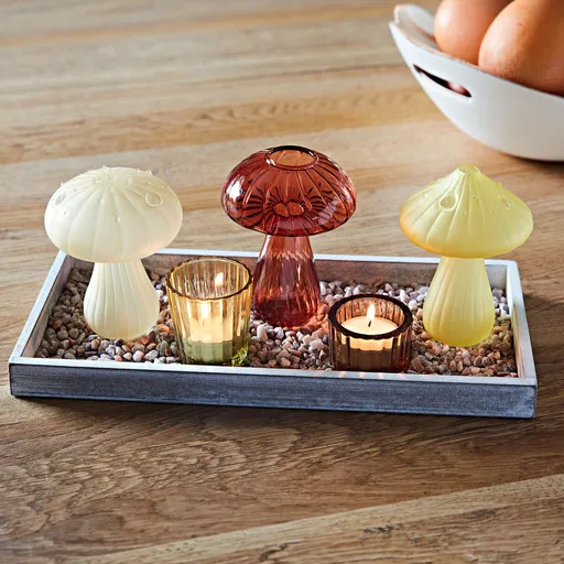 Set de 6 lumânări de ceai Ciuperci