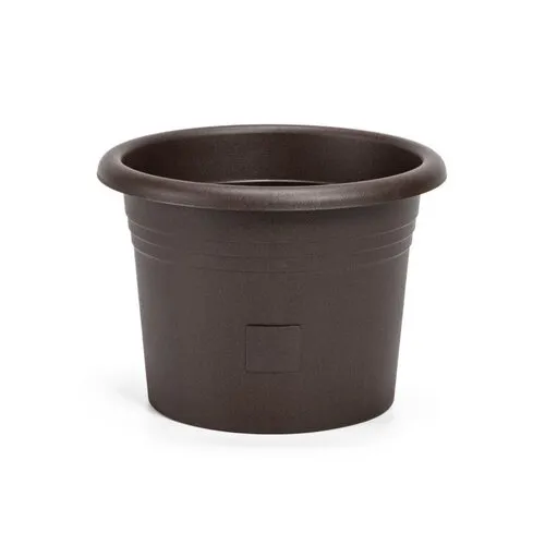 Plastia Ghiveci cu auto-irigare Narza diametru 60cm, ciocolatiu, maro închis, diam. 60 cm