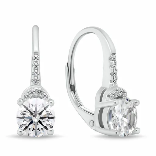 Brilio Silver Cercei fermecători din argint cu zirconi EA117W