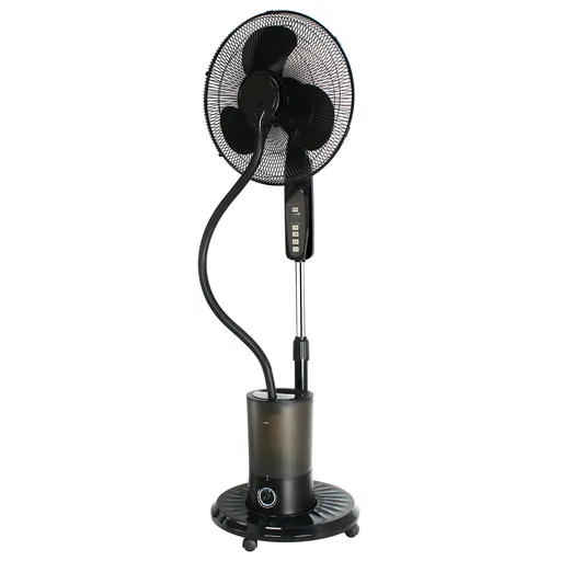 Ventilator cu ceata de apa Oliver Voltz OV51760K16M, 85W, 3.5 L, 3 viteze, Temporizator, Telecomanda, Negru