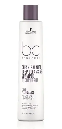 Sampon Profesional Micelar de Par pentru Curatare in Profunzime Schwarzkopf Bonacure Deep Cleansing, 250 ml