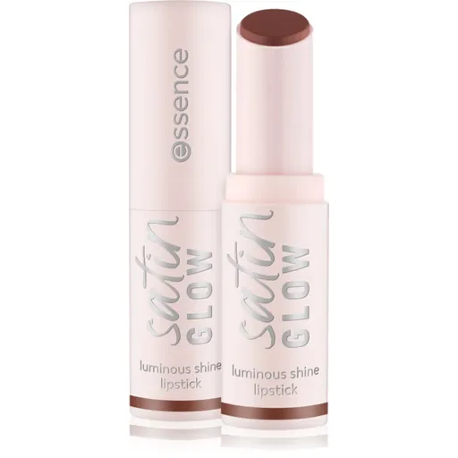 essence satin GLOW ruj cremos cu finisaj satinat culoare 06 Deja-brew 3.5 g