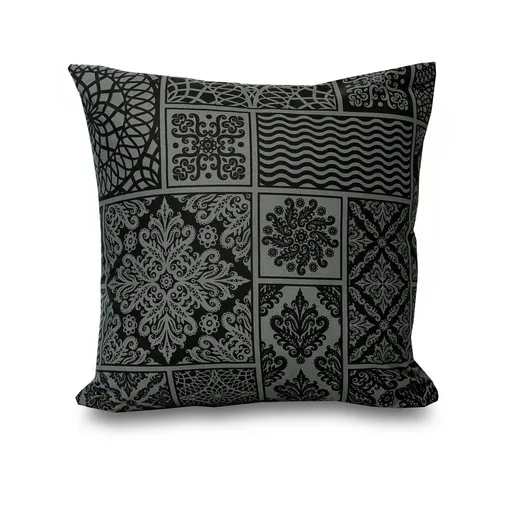 Față de pernă Kvalitex Tokyo negru, 40 x 40 cm