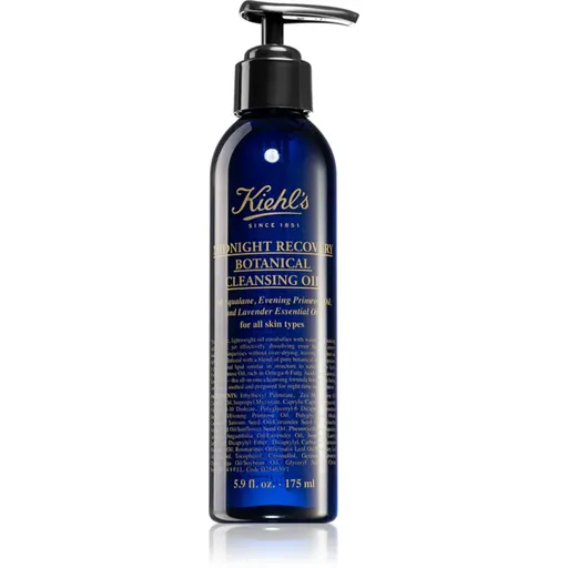 Kiehl's Midnight Recovery Botanical Cleansing Oil ulei demachiant pentru toate tipurile de ten, inclusiv piele sensibila 175 ml