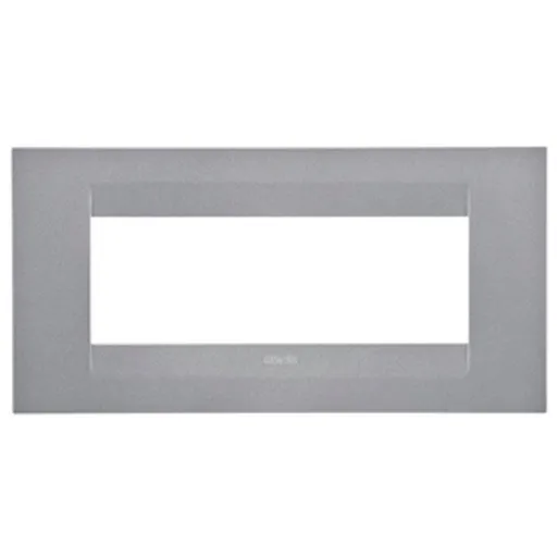 Rama ornament 6 module Gewiss Chorus Geo GW16406VT, titan