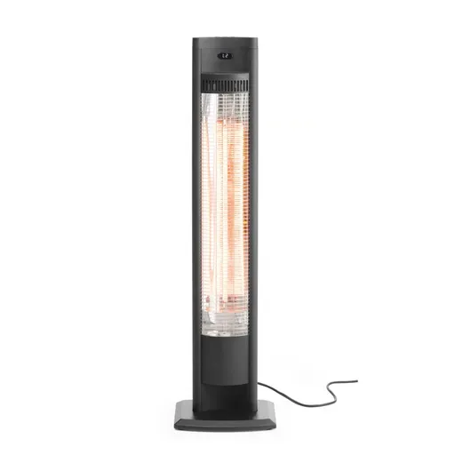 Incalzitor Terasa Tornado cu Infrarosu, Negru , 220-240V/2000W, 150x262x(h)1109 mm