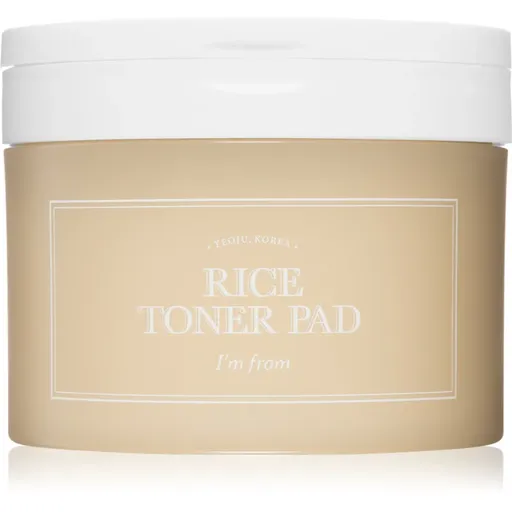I'm from Rice Toner Pad dischete de tonifiere pentru strălucirea și netezirea pielii 60 buc
