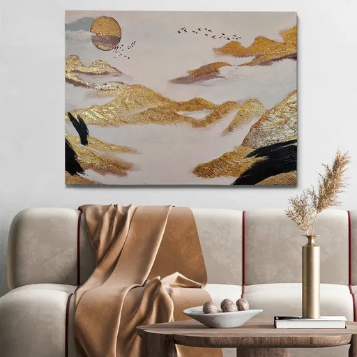 Tablou decorativ, OPG1881464974, Cadru: 100% LEMN (grosime: 3 cm), Multicolor