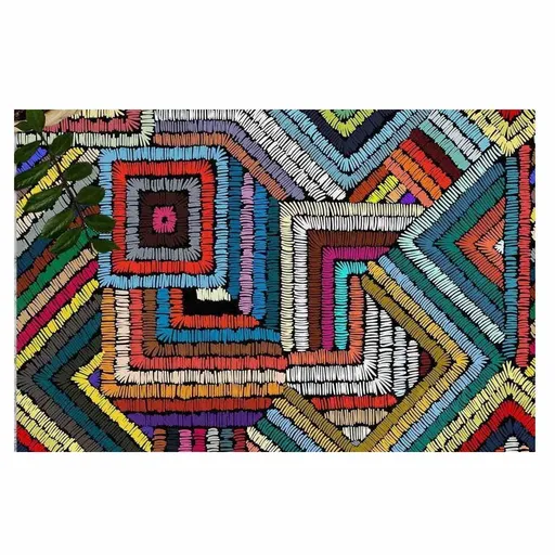 Covoras usa de la intrare Chilai Home 877CHL1173, 45x70 cm, PVC, Multicolor