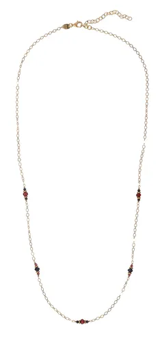 Alisia Colier placat cu aur pentru femei, cu granate și safire AL5230.01.000