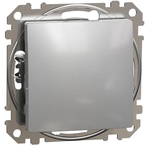 Intrerupator cruce 10AX, Schneider, SDD113107, Sedna Design, aluminiu