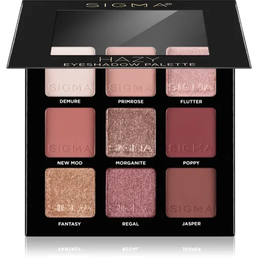 Sigma Beauty Eyeshadow Palette Rosy paleta farduri de ochi 9 g