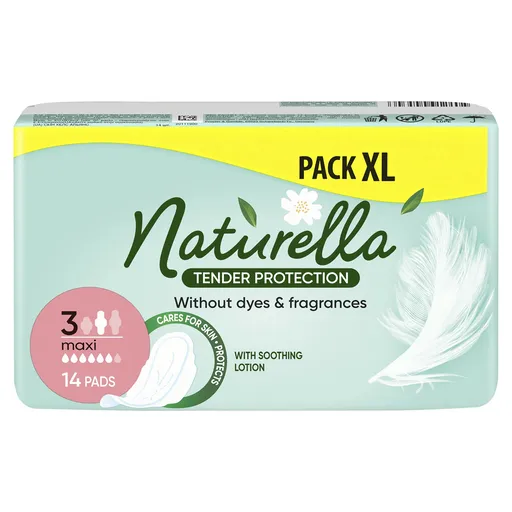 Naturella Absorbante igienice pentru femei Normal Plus Tender Protection Maxi 14 bucăți