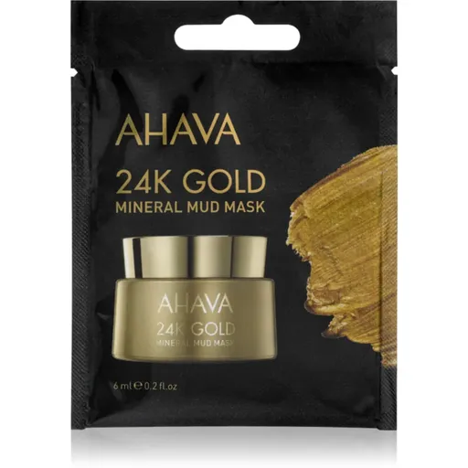 Ahava Mineral Mud 24K Gold mască minerală de nămol cu aur de 24 de karate 6 ml