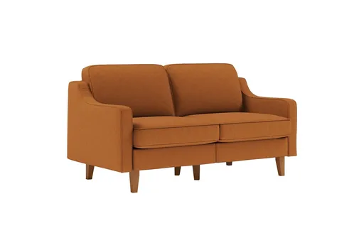 Canapea 2 locuri, Atelier del Sofa, 918CMF1137, Otel, Caramel / Nucă