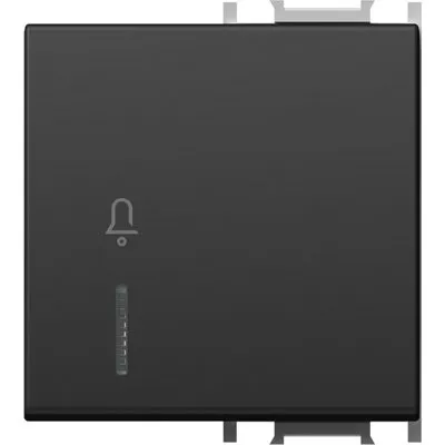 Modul Buton 2 mod. negru soner, TEM Modul TEM-TM12SBIN01-B