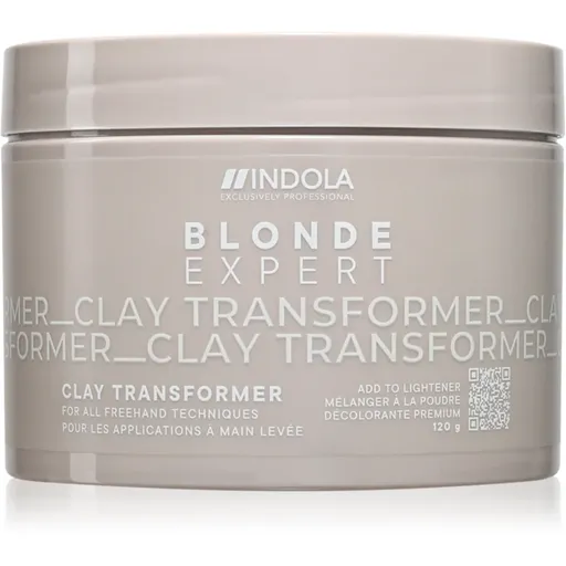 Indola Blond Expert Clay Transformer pudra decoloranta pentru par blond 120 g