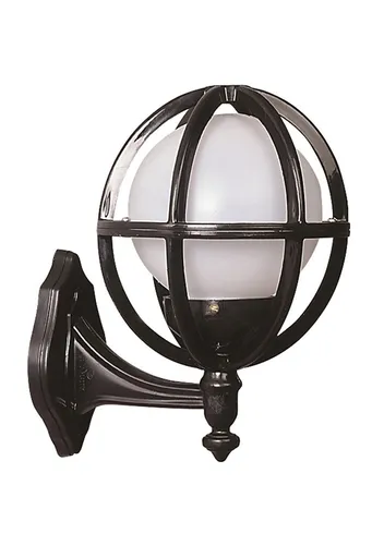 Lampa de exterior, Opviq, 685AVN1137, Alb/Negru