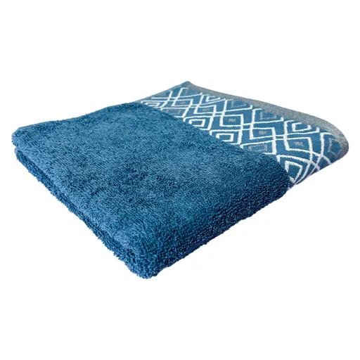 Prosop de maini Diamond, ET 2000 IMPEX, 50x90 cm, bumbac, albastru