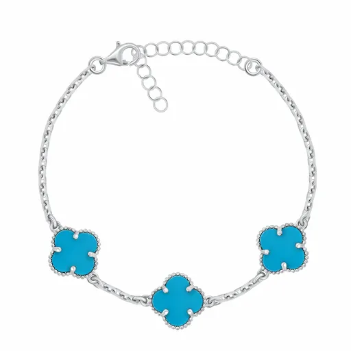 Brilio Silver Brățară din argint pentru femei cu trifoi BRC191WTQ