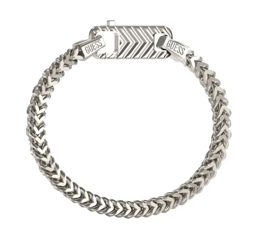 Guess Brățară din oțel pentru bărbați Pit Stop JUMB04438JWST 19 cm
