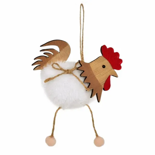 Decorațiuni de Paște Găinușă de pluș, 11 x 11 x 2cm