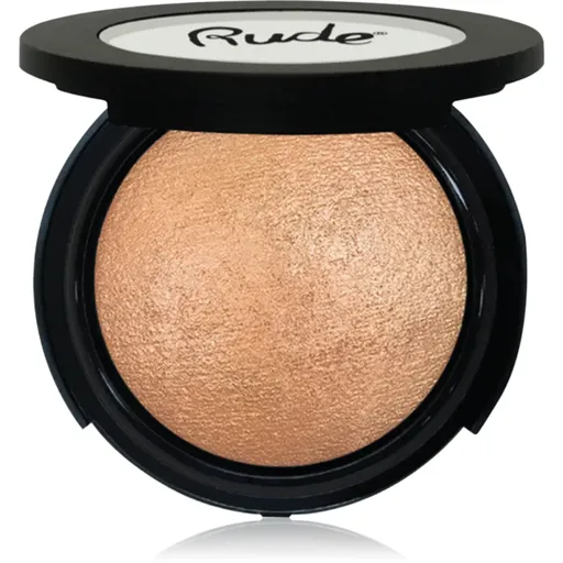Rude Cosmetics Baked Highlighter Pudra compacta ce ofera luminozitate culoare Pixie Dust 10 g