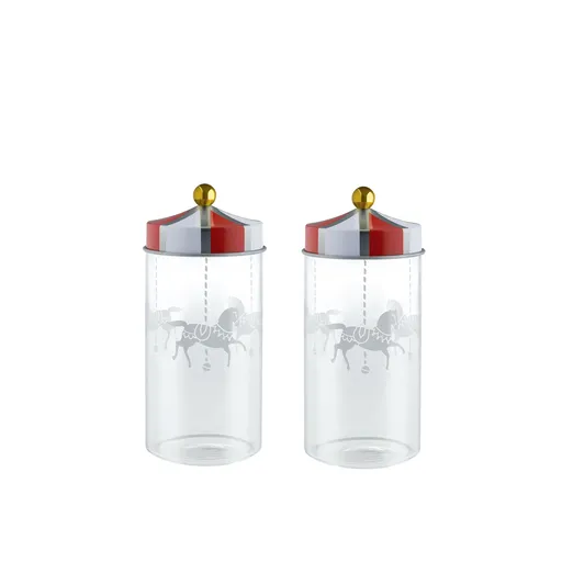 Recipiente pentru condimente Circus, 2 buc, diam. 5.3 cm - Alessi