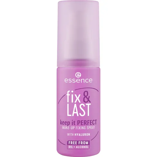 essence Spray de machiaj fixator de lungă durată Fix & Last Keep It Perfect (Make-Up Fixing Spray) 50 ml