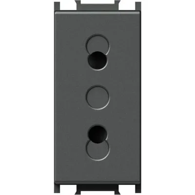 SOCKET EURO+KS2P 10A 250V~ 1M , TEM Modul TEM-VM20AT-B