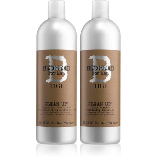 TIGI Bed Head B for Men Clean Up ambalaj economic pentru toate tipurile de păr pentru bărbați