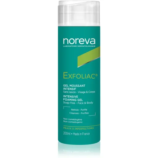Noreva Exfoliac Intensive Foaming Gel gel spumant de curatare impotriva imperfectiunilor pielii 200 ml
