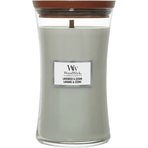 Lumânare parfumată vază mare WoodWick Lavender
