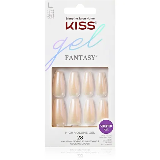 KISS Gel Fantasy High Volume Gel unghii artificiale Hold Me Closer 28 buc