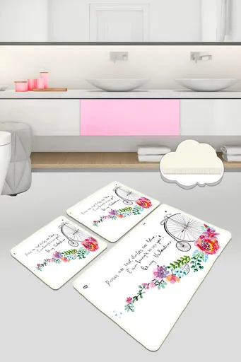 Set covorase de baie, L'essentiel Maison, Monowheel, Multicolor